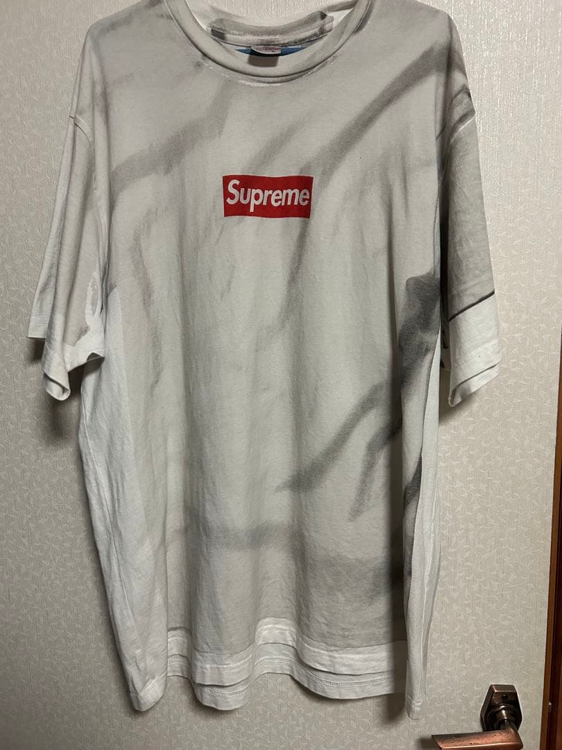 トップス Supreme x MM6 Box Logo Te