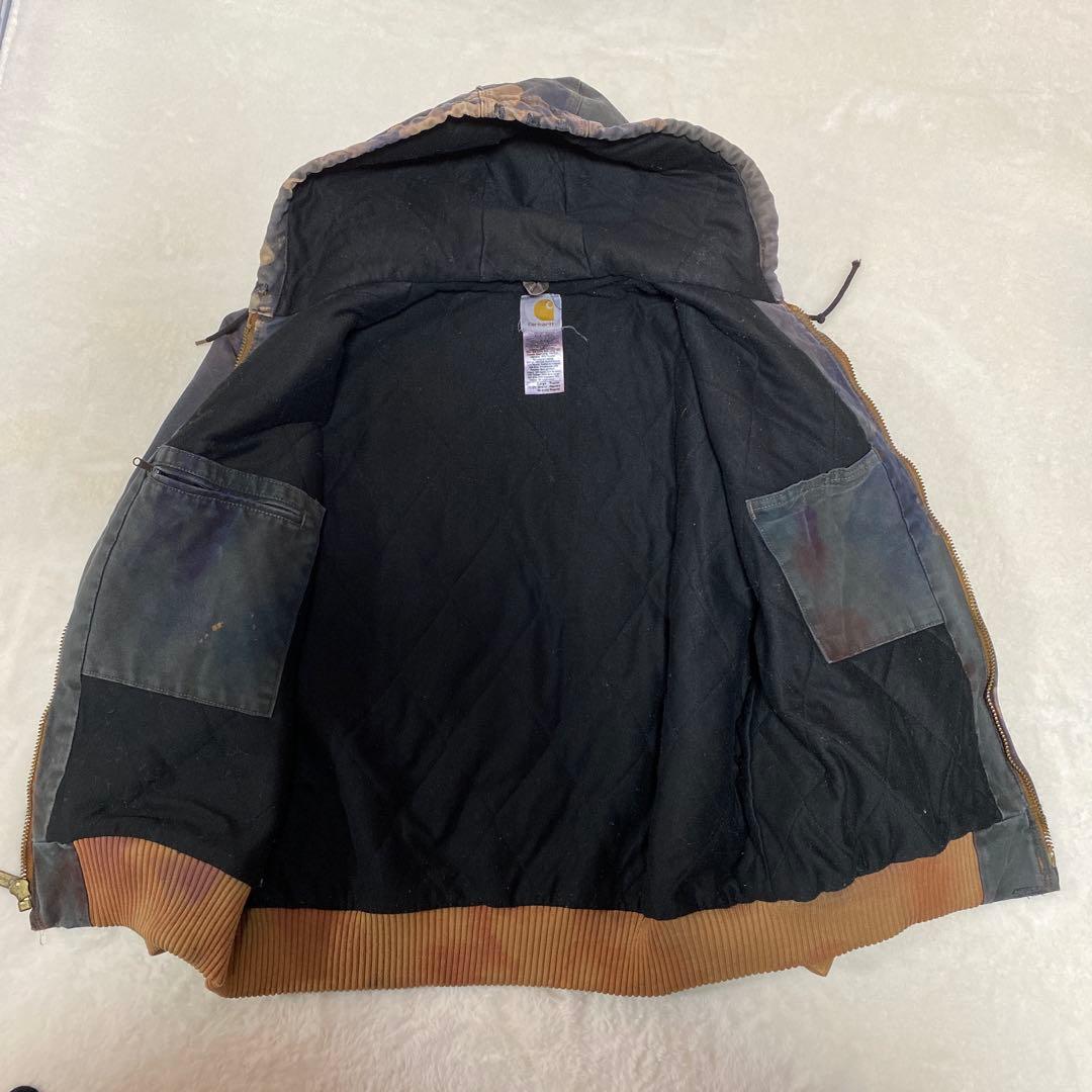 M*a様 珍品タイダイ carhartt アクティブジャケット　J130
