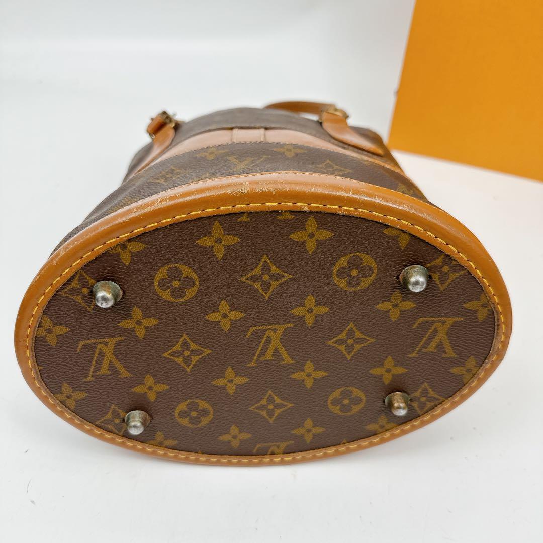 ルイヴィトン　モノグラム　USA製　バケットPM 紙タグ