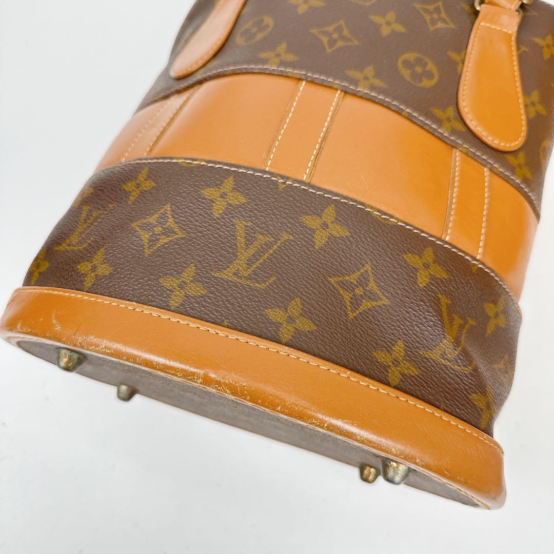 ルイヴィトン　モノグラム　USA製　バケットPM 紙タグ