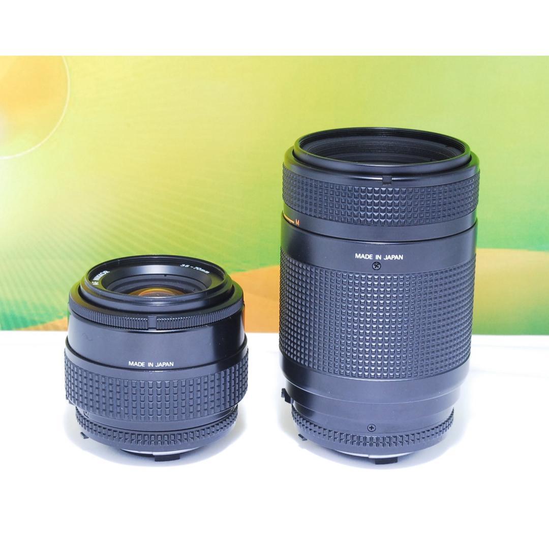 付属品多数✨Nikon D70 ダブルレンズ レトロかわいい CFカード付き