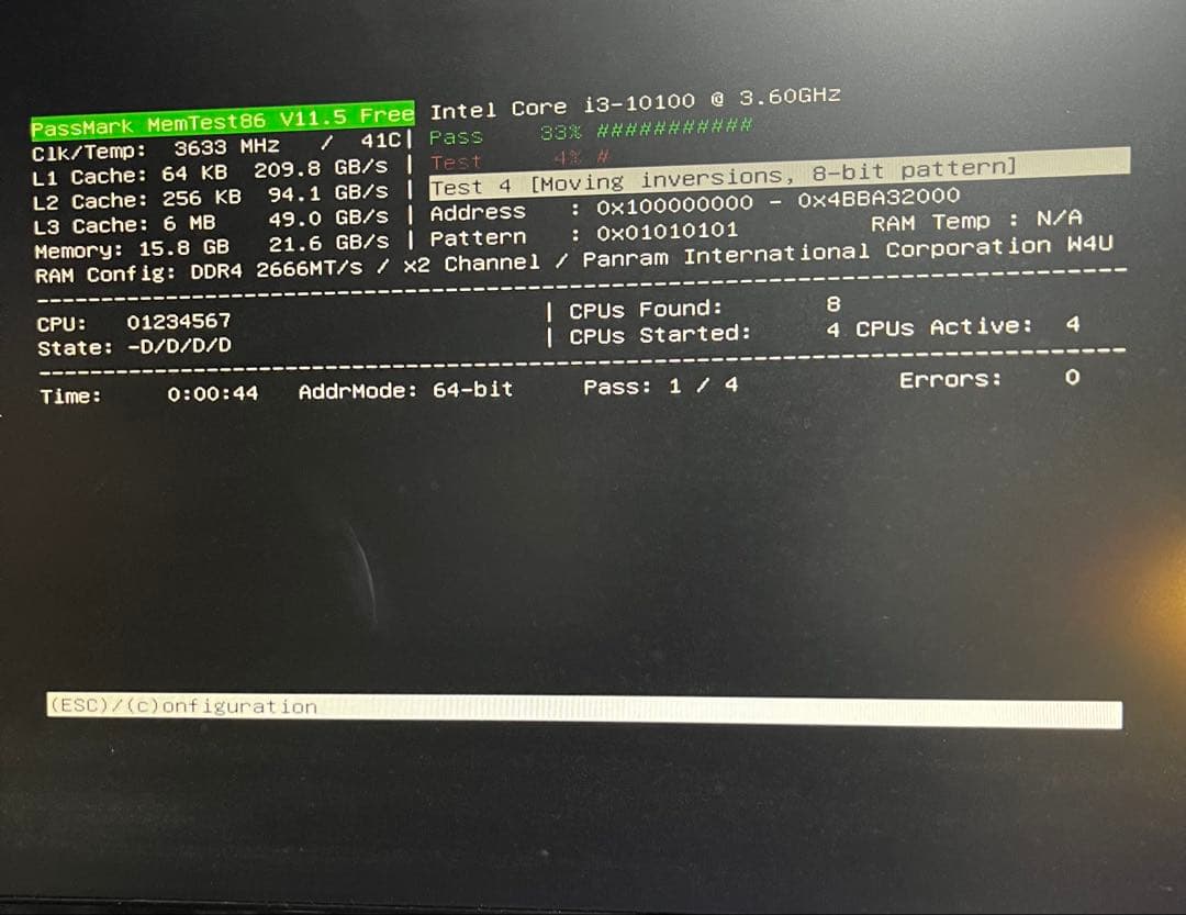 Intel Core i3 10100、GIGABYTE B560M ジャンク