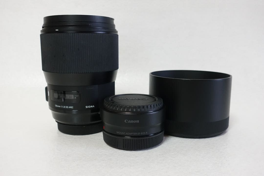 美品❗️シグマArt 135mm F1.8 DG HSM RFマウントアダプタ付❗️
