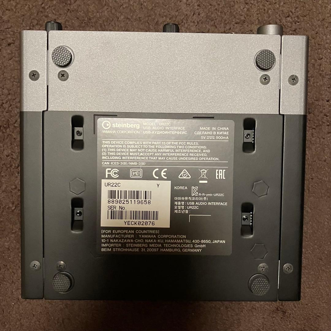 UR22C Steinberg オーディオインターフェース