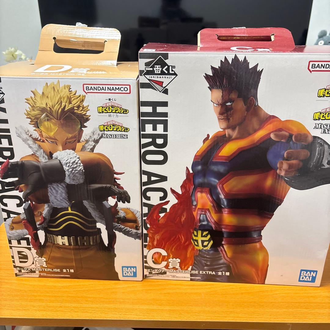 ヒロアカ　一番くじ　紡ぐ力　ホークス、エンデヴァー