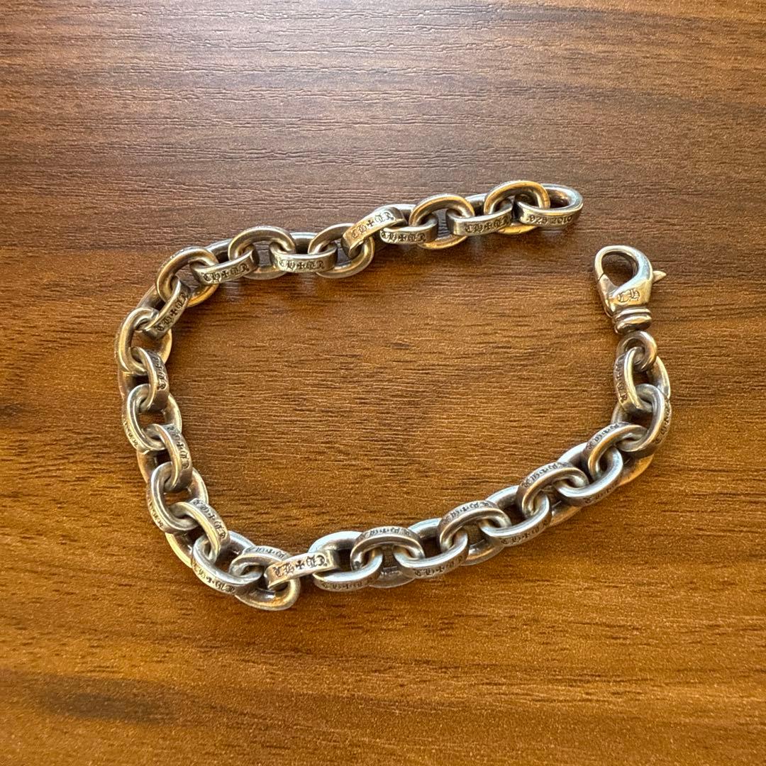 クロムハーツ ラージ　ペーパーチェーン　ブレスレット