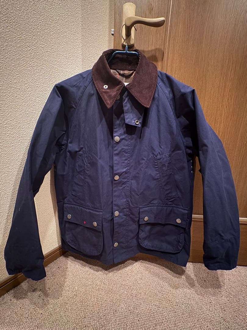 NOAH Barbour ポパイ刺繍ジャケット S ネイビー