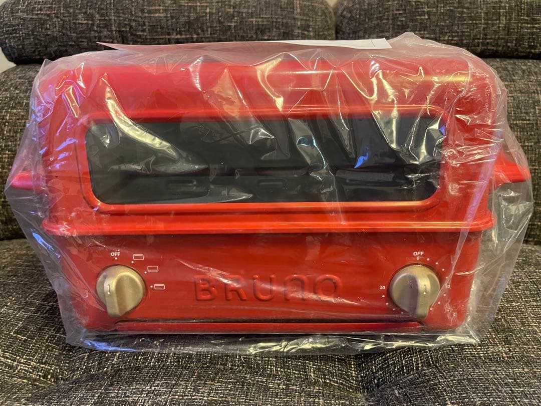 BRUNO トースターグリル レッド