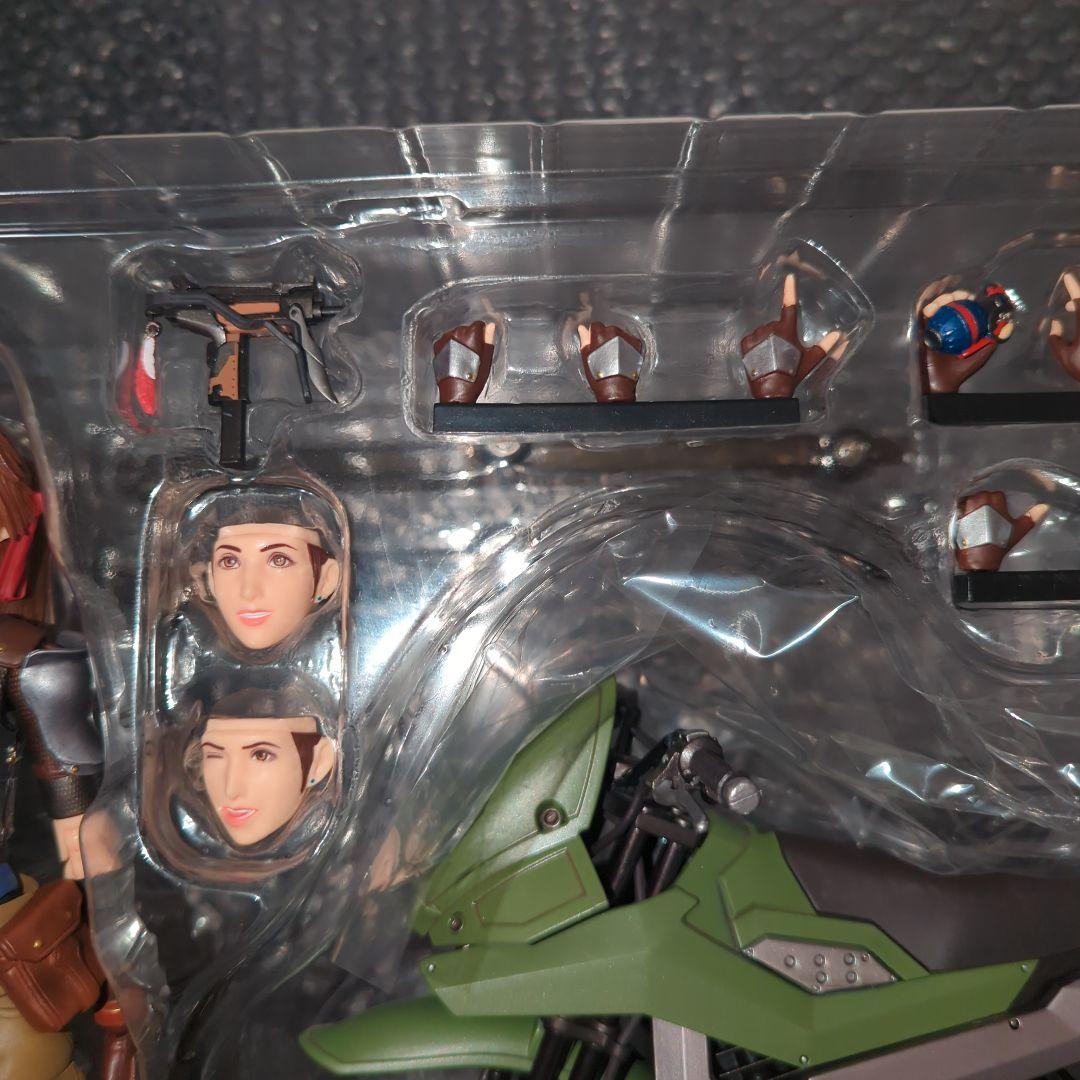 【希少】プレイアーツ改 ジェシー クラウド&バイクSET アクションフィギュア