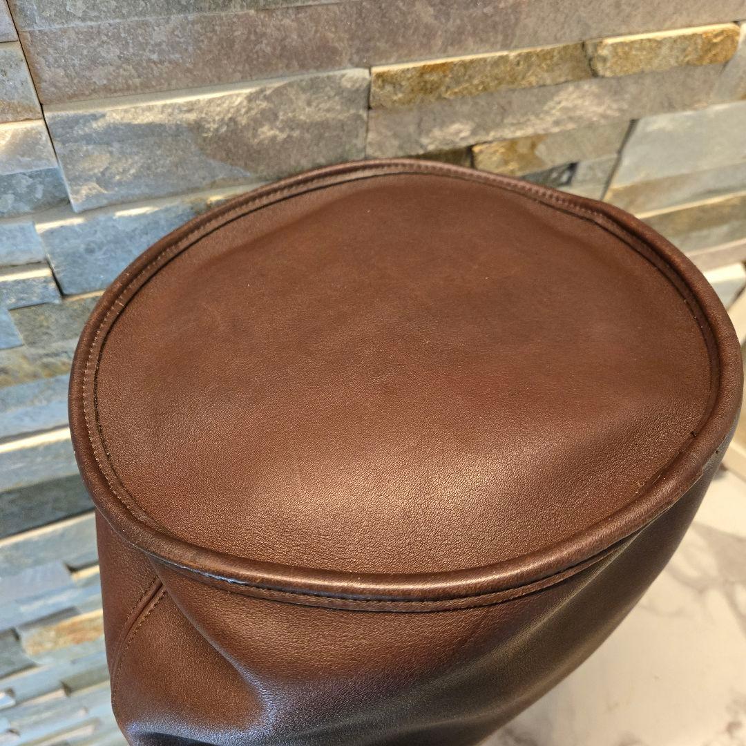 COACH　オールドコーチ　ショルダーバッグ　レザー　バケツ型　ワンショルダー