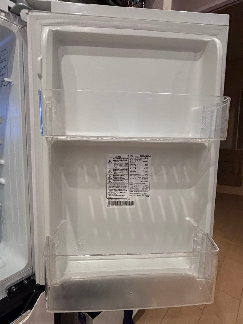 hisense 冷蔵庫　2019年製　HR-D15C