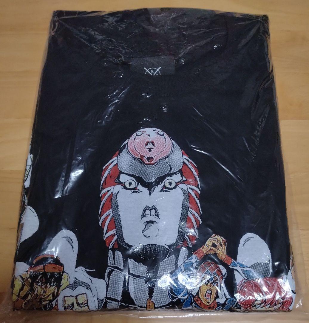 新品:ジョジョの奇妙な冒険「黄金の風●ロゴ入りプリントTシャツ」