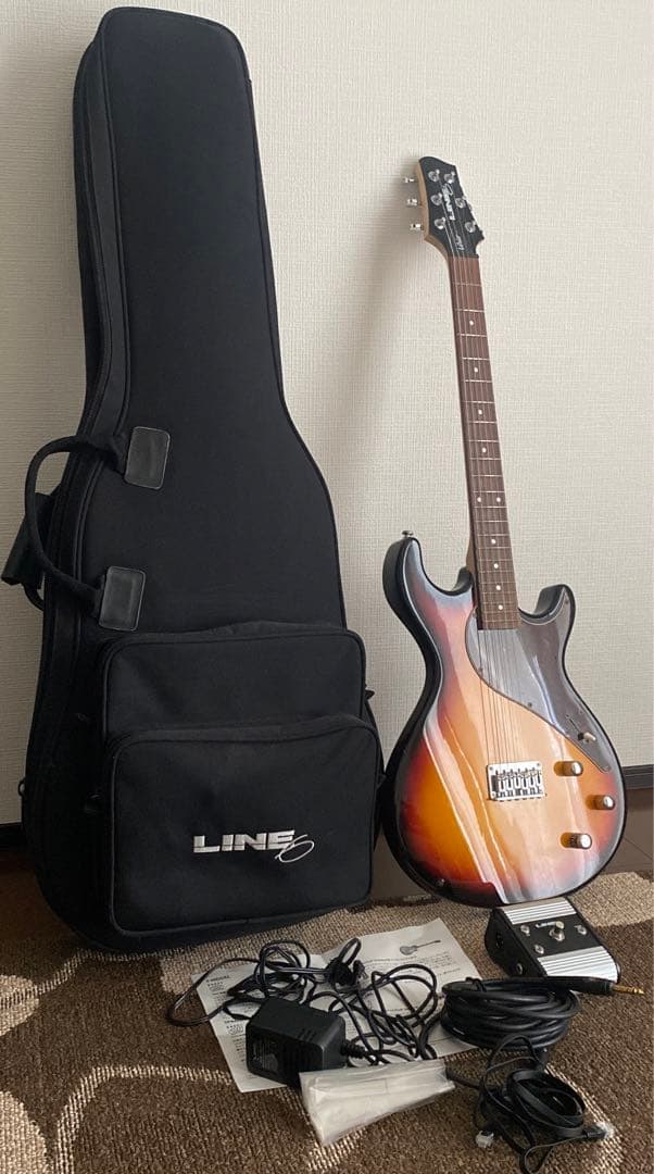 LINE6 Variax 500 サンバースト モデリングギター 中古