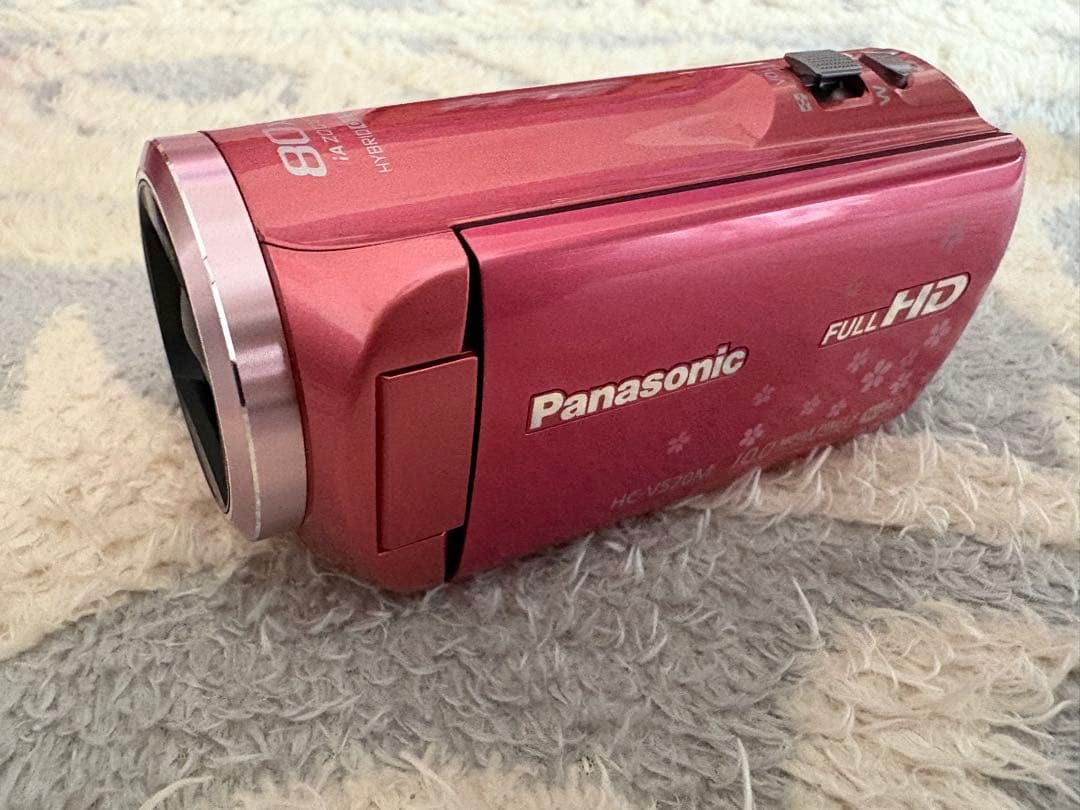 Panasonic HC-V520M 32GB ビデオカメラ　　ピンク　美品