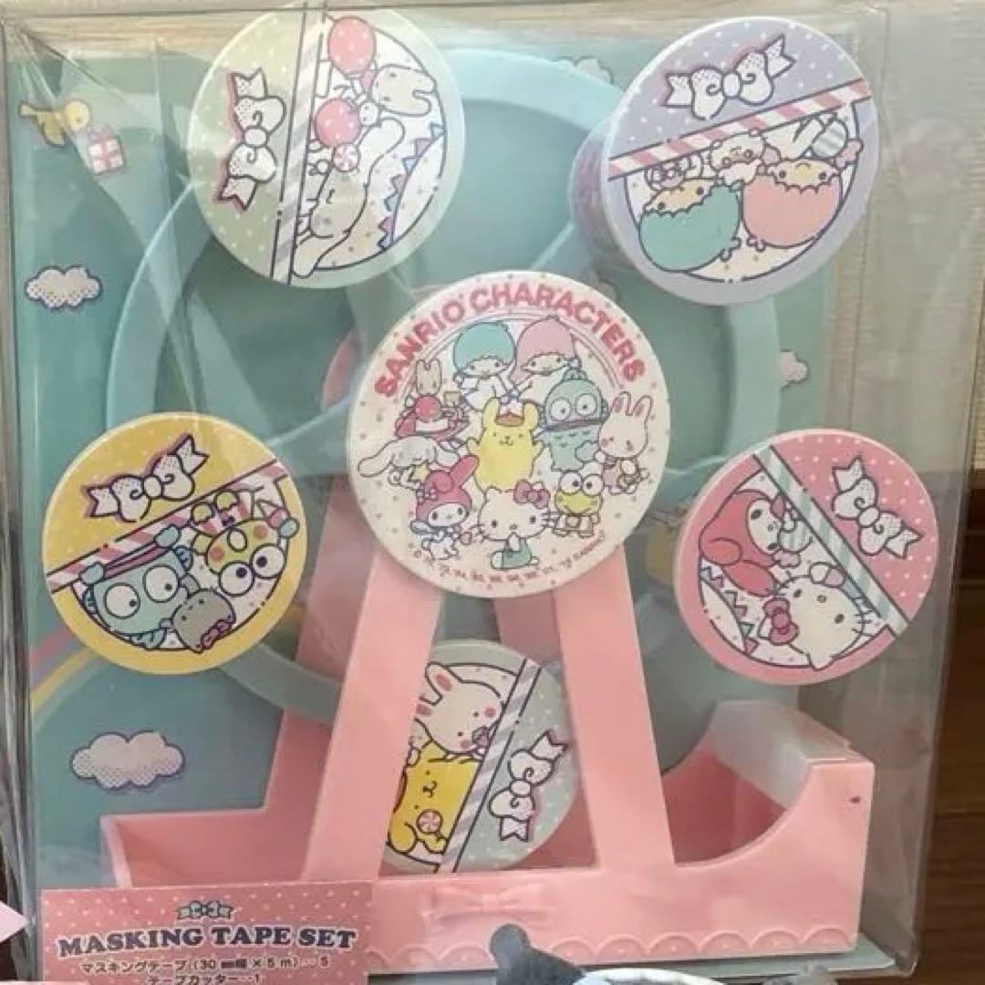 レア　サンリオ　マスキングテープカッター マステ キャラクターズ