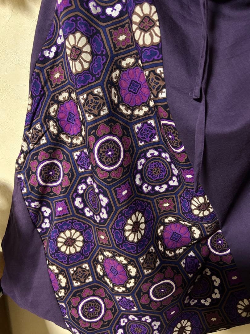 ソウソウ　SOU・ SOU モスリン 富士（ふじ） ／濃紫×華麗