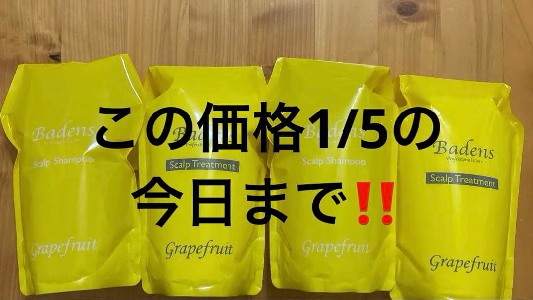 バーデンスシャンプートリートメントセット2つ！