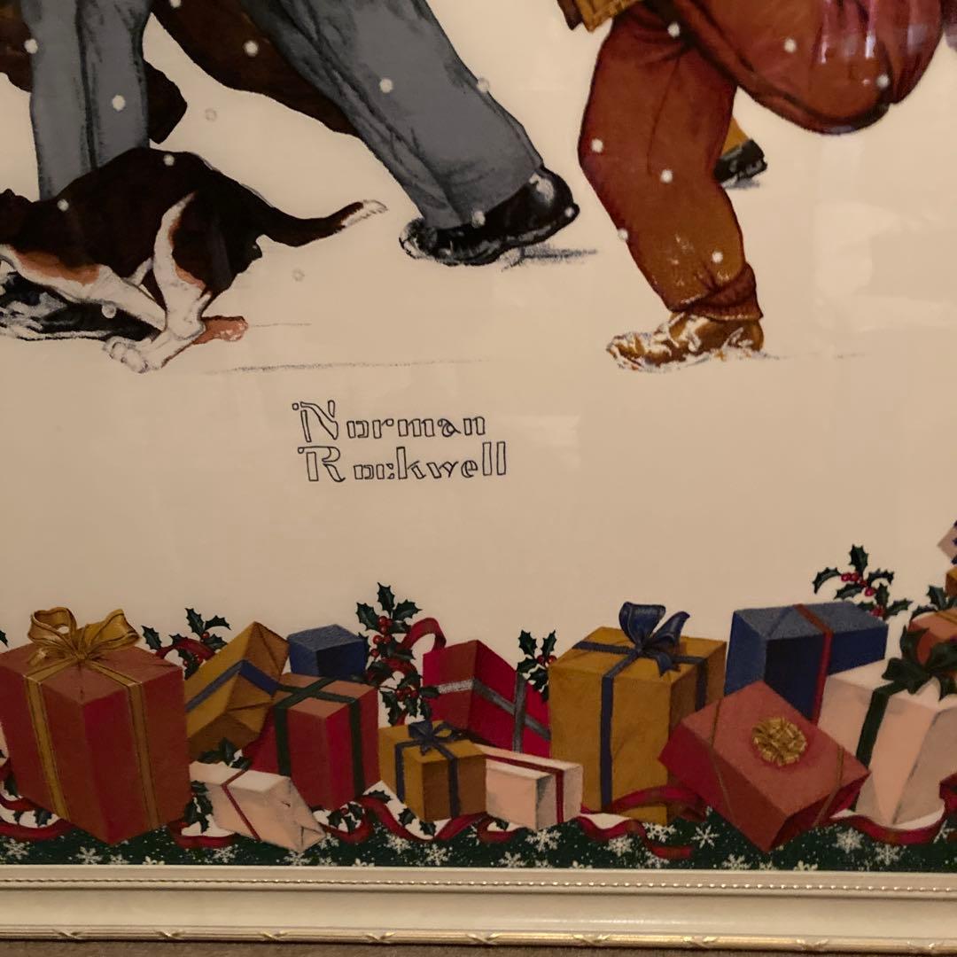 Norman Rockwell ジョリーポストマン 　メリークリスマス