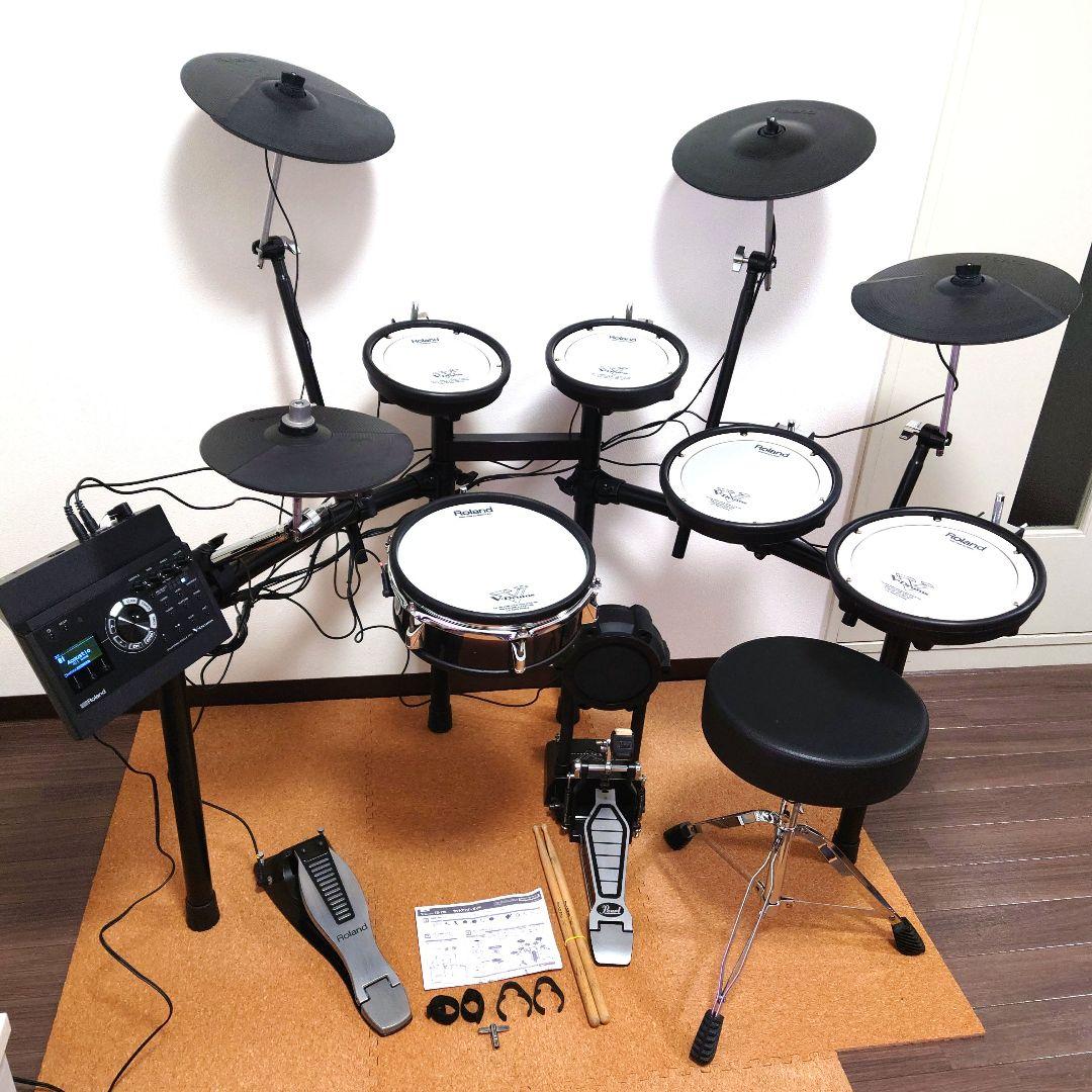 美品 Roland V-Drums TD-17 Custom 3シンバル