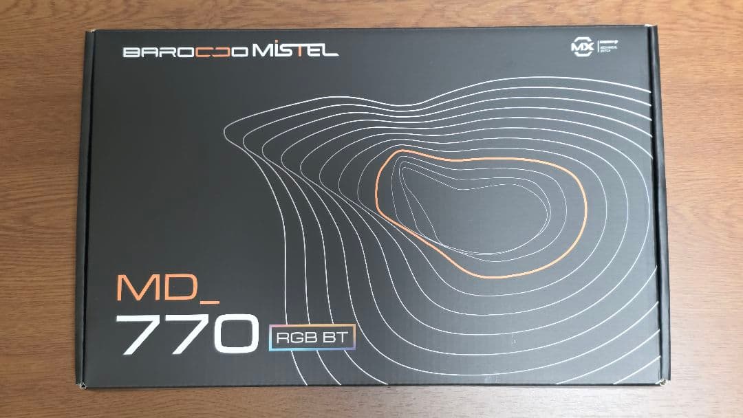 MISTEL BAROCCO MD770 RGB BT 静音赤軸 US配列