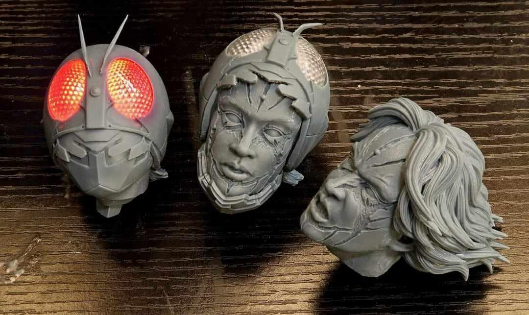 1/6スケール 新仮面ライダー ガレージキット (未組み立て未塗装）