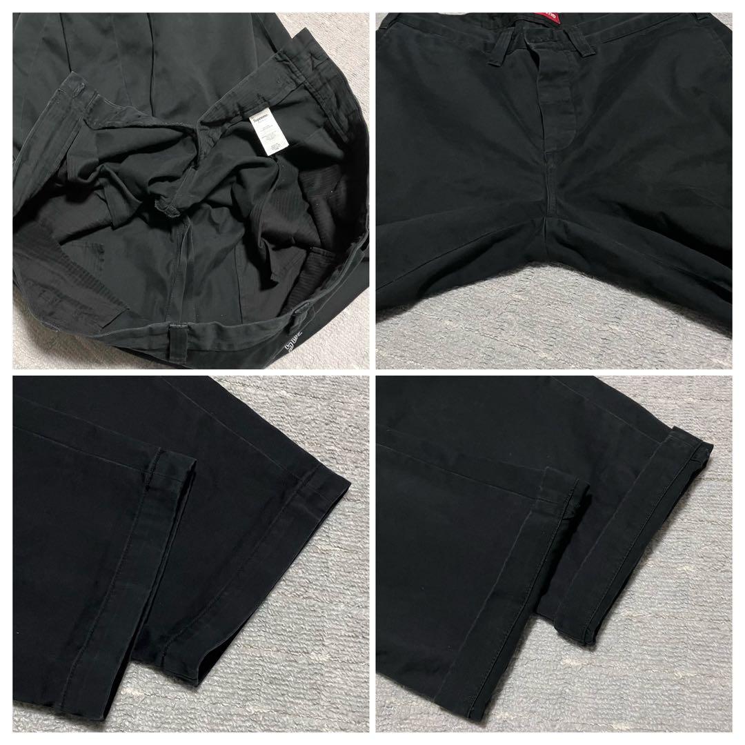 シュプリーム［Chino Pant］チノパン　ブラック　24SS　カーゴ　34