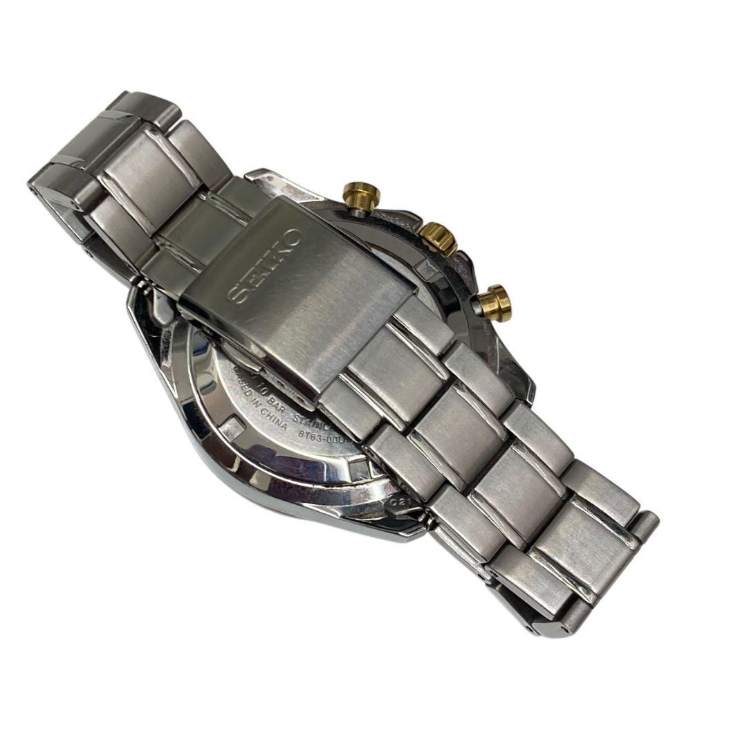 T*s様 O22006 SEIKO クロノグラフ 8T63-00D0 ブラックゴ
