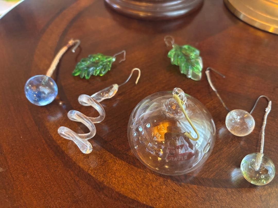 ヴィンテージ ムラーノガラス オーナメント 9点 米国アンティークショップ購入品