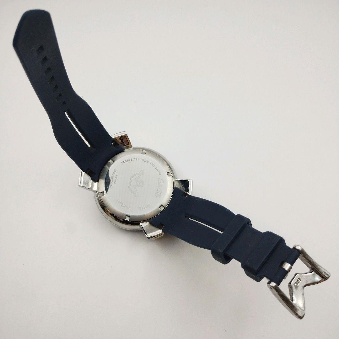 【ジャンク】不動品 ガガミラノ マヌアーレ クロノグラフ MM48 腕時計