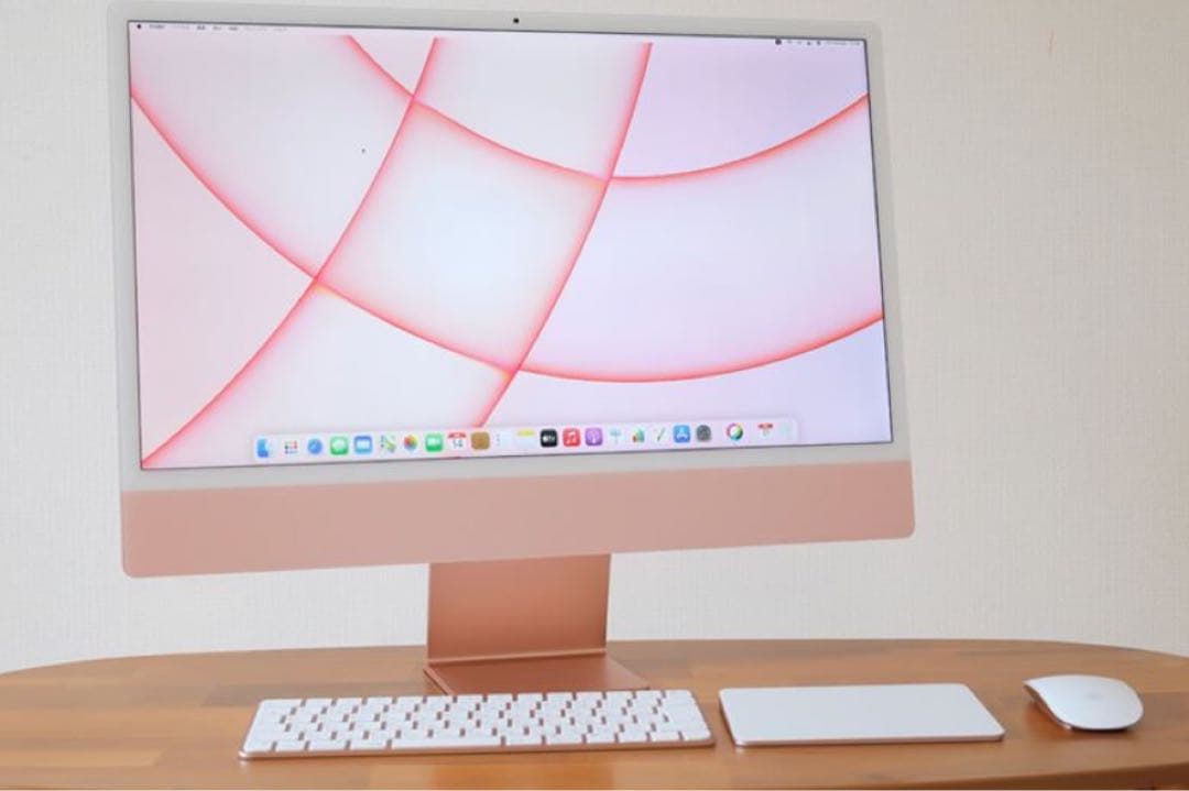 iMac ローズゴールド 本体と周辺機器(たのメル送料込み)
