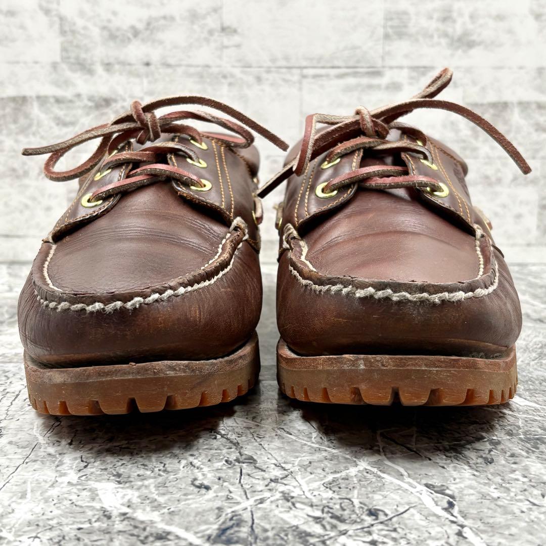 ティンバーランド スリーアイ クラシック ラグ 27 ブラウン デッキシューズ