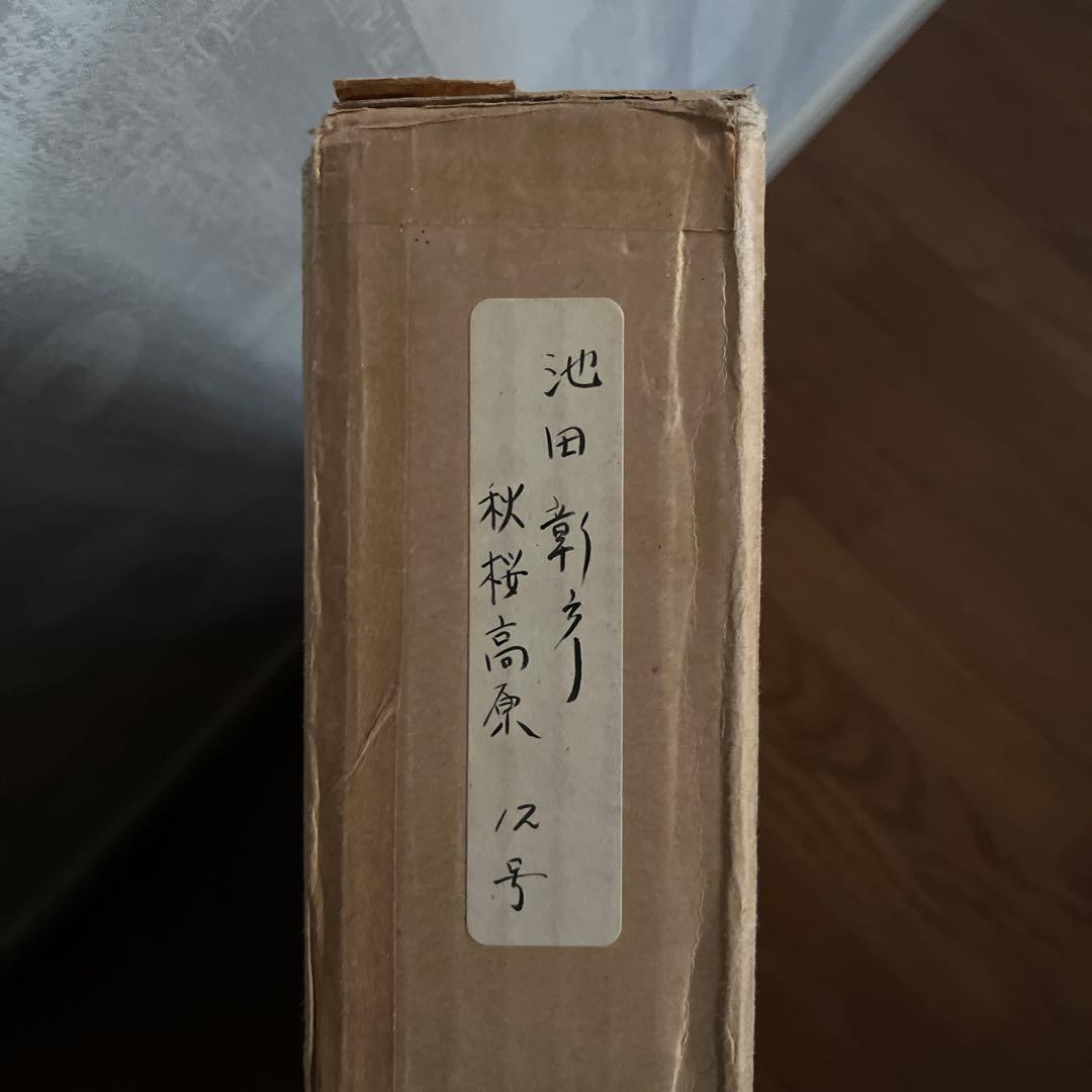 池田彰彦 「秋桜高原」12号 日本画 アート 絵画