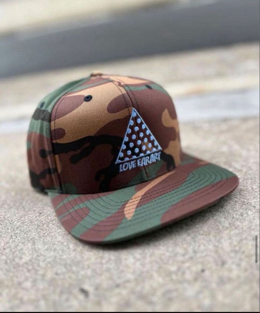 ラ*ト様 LOVE EAR ART HRCS キャップ カモフラ　迷彩