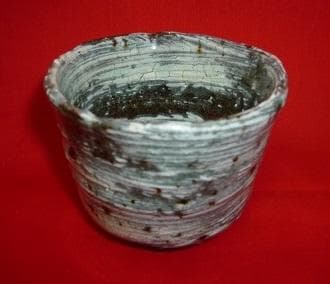 中川自然坊・刷毛目唐津焼酎杯１個