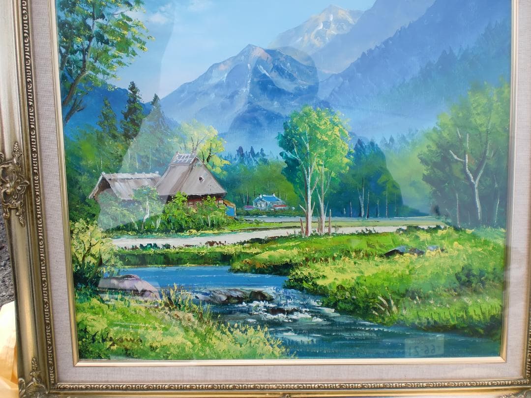 【送料無料】★ 油彩画 洋画 (油絵額縁付きで納品対応可) 羽沢 清水 /001