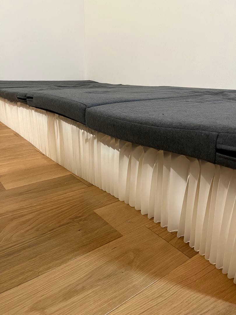 伸縮可能 アコーディオンベッド　シングル