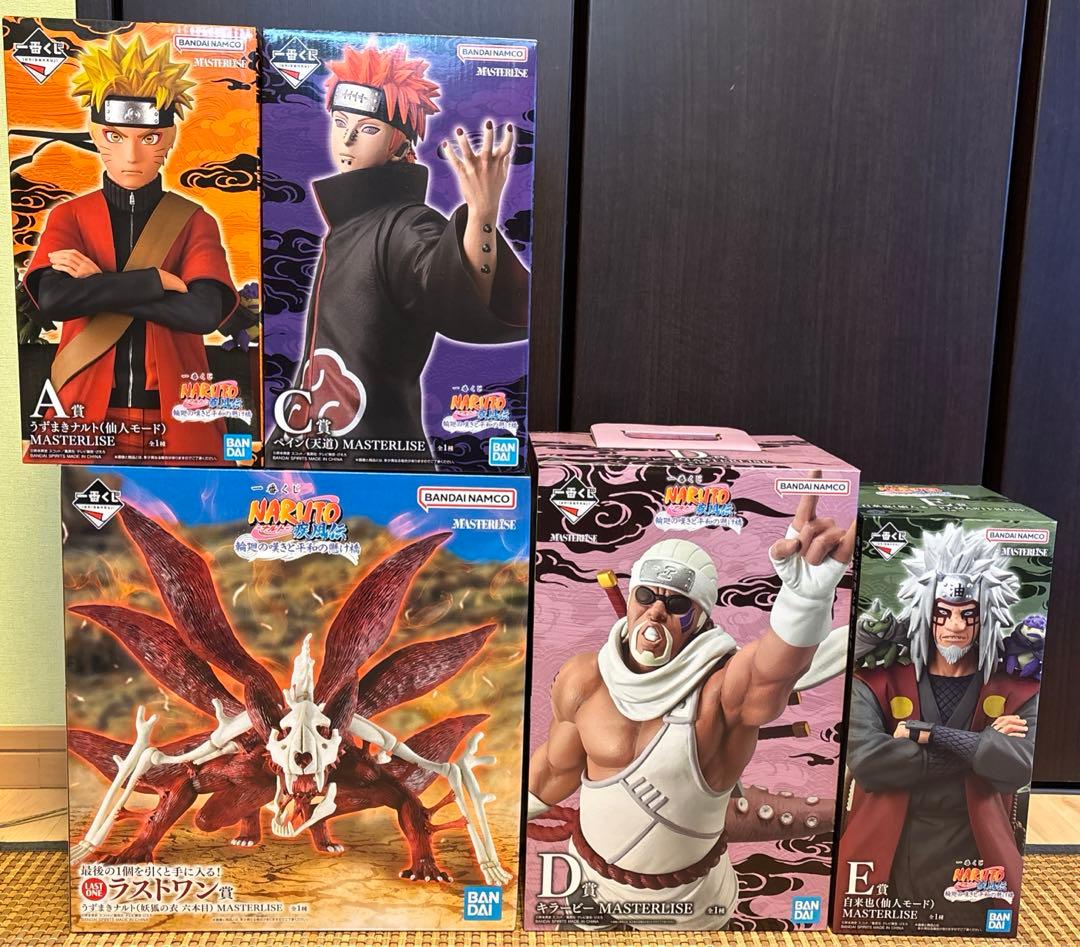 一番くじ ナルト 疾風伝 輪廻の嘆きと平和の架け橋 A.C.D.E ラストワン