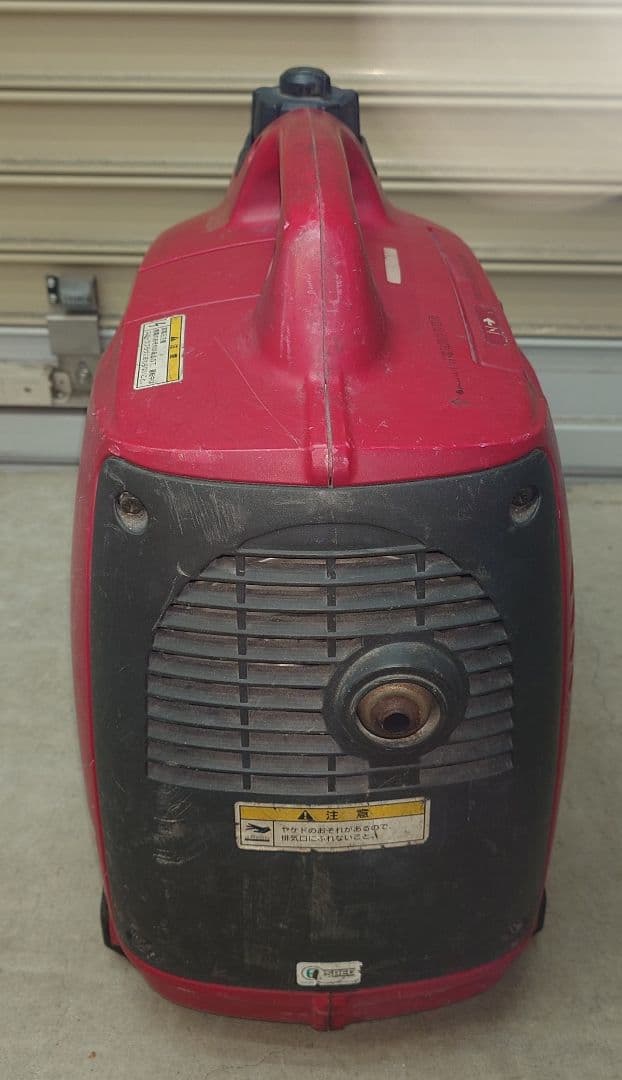 ホンダ Honda EX6 ポータブル発電機 赤 防災用 非常用として動作完動品