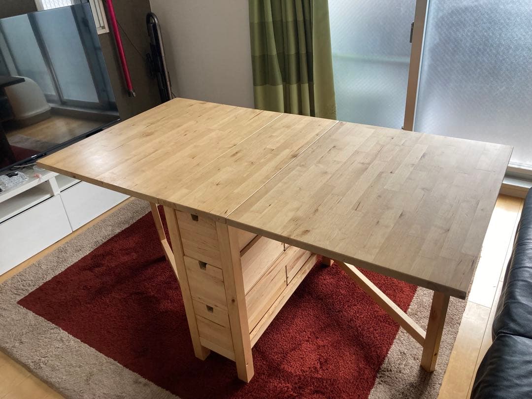 IKEA 折りたたみダイニングテーブル ノールデン NORDEN(引き取り希望)