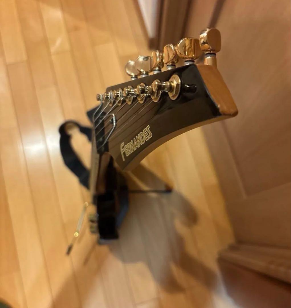 FERNANDES FGZ400 ゴールドパーツ仕様 トレモロアーム ケース付