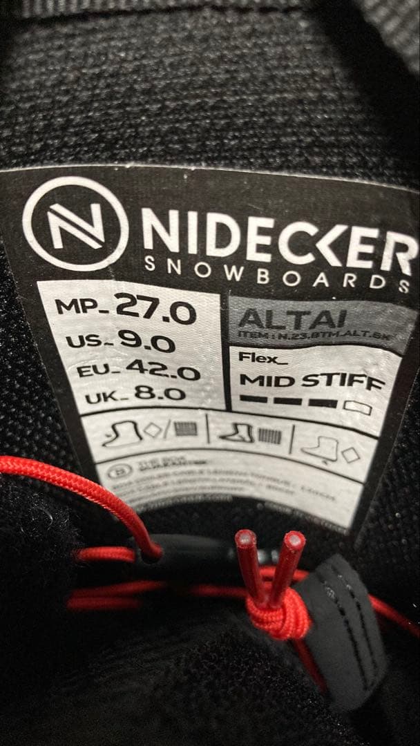 新品 27㎝スノーボード24-25 NIDECKER ナイデッカー ALTAI