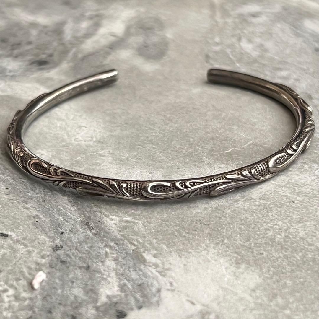 ヴィンテージ アイヴィー バングル ブレスレット ITALY VINTAGE