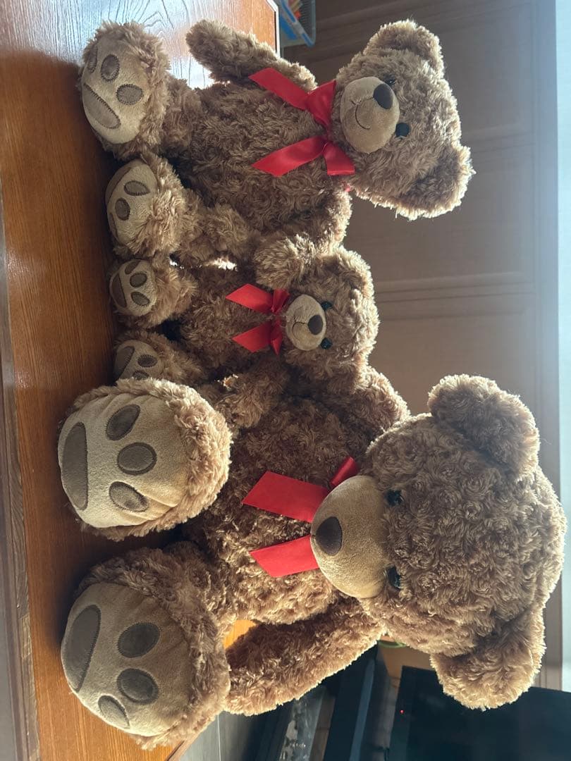 希少品！テディベア　ラージ、ミディアム、スモール3体セット