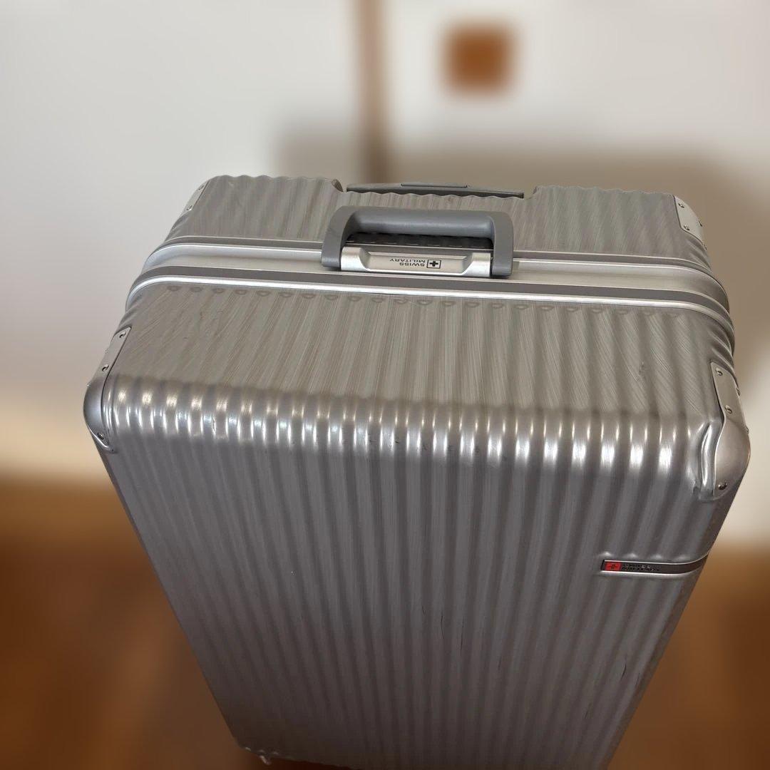 スイスミリタリー スーツケース 105L シルバー SWISS MILITARY