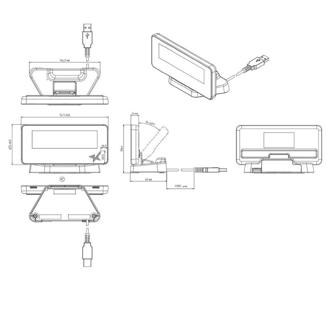スター精密mCollectionmPOP SCD222U WHT ホワイト