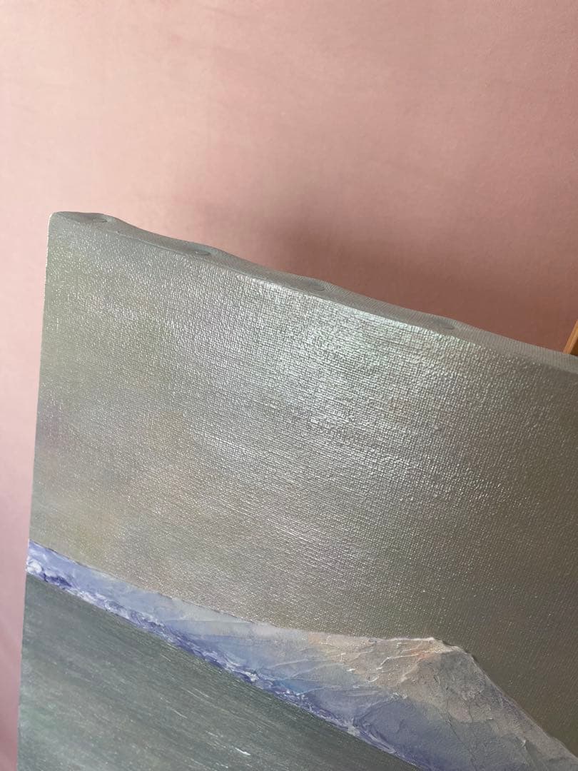 富士山　富士山の絵画 mt.fuji 風景画 ホログラム パール アート 絵