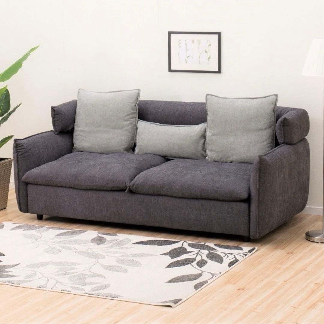 ニトリ　ソフティーナ　3人掛け