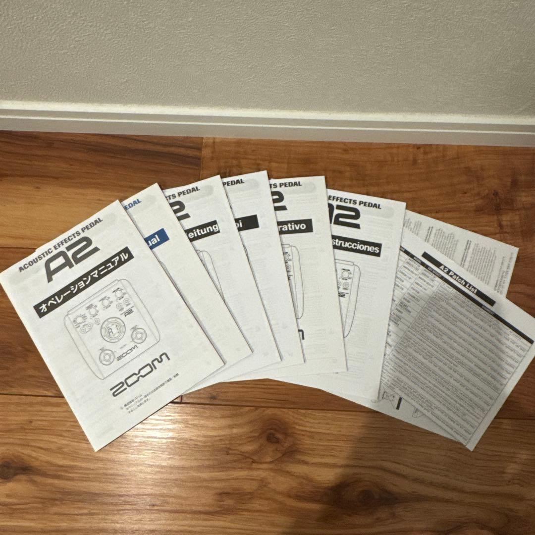 ZOOM ズーム A2 アコースティックペダル