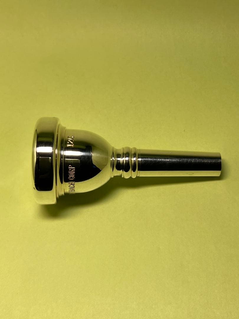 美品　Ｂａｃｈアーリーエルクハート・バック　トロンボーンマウスピース１２C