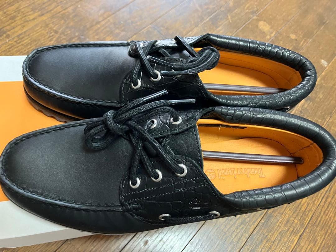 ティンバーランドAUTHENTIC3 EYE LUGモカシン7.5 25.5cm